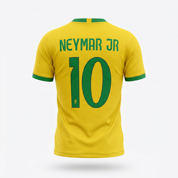 Brazil Neymar Jr #10 Kids Soccer Jersey Set – Yellow/Blue