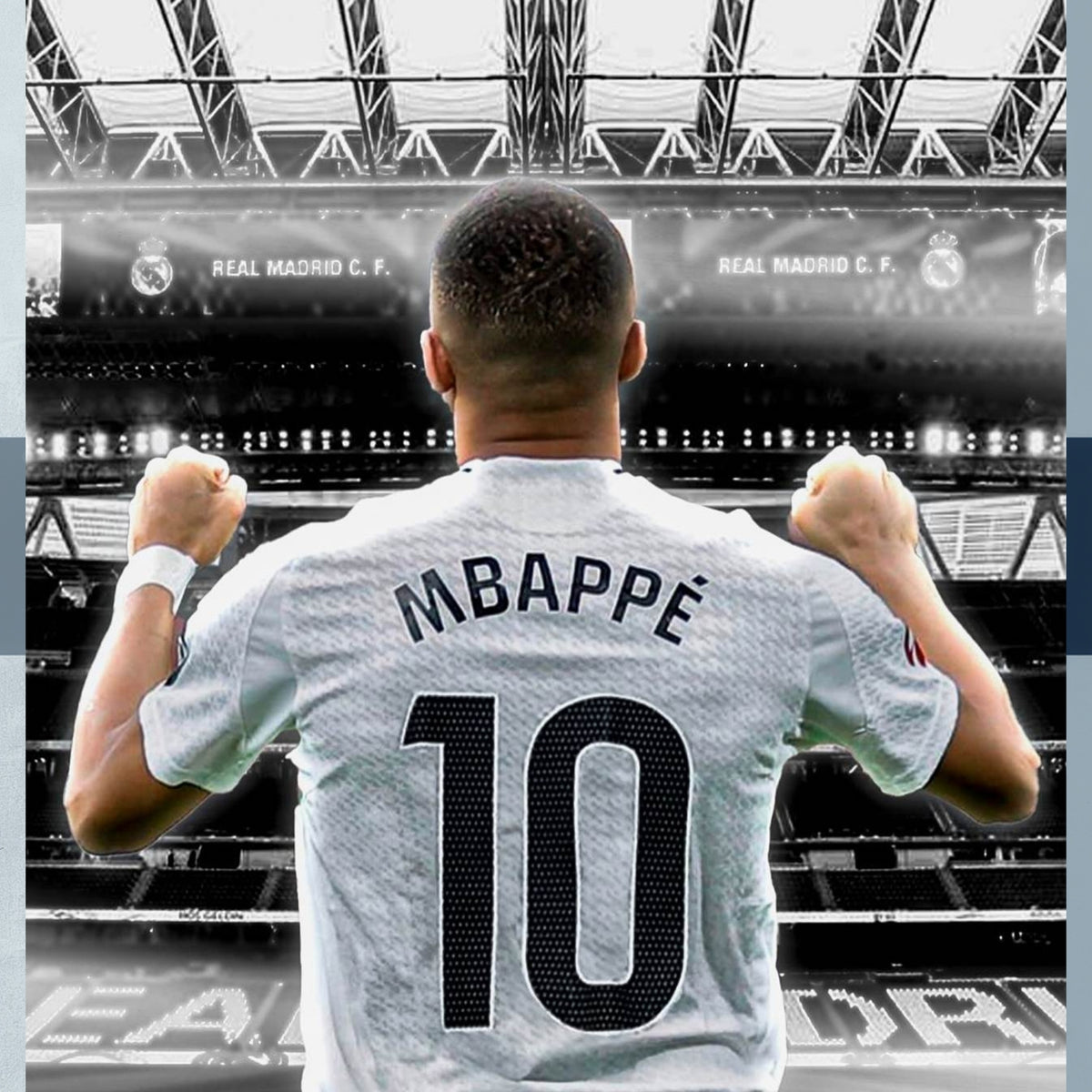 Mbappe Madrid #10 New Season Soccer Jersey Adult Sizes