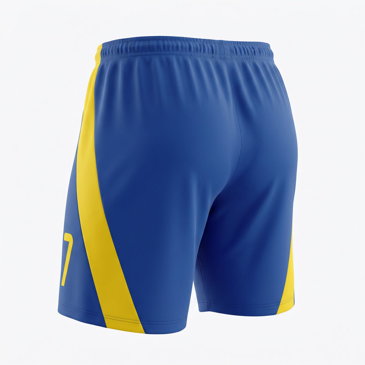 Al Nassr Ronaldo #7 Kids Soccer Jersey Set – Yellow/Blue