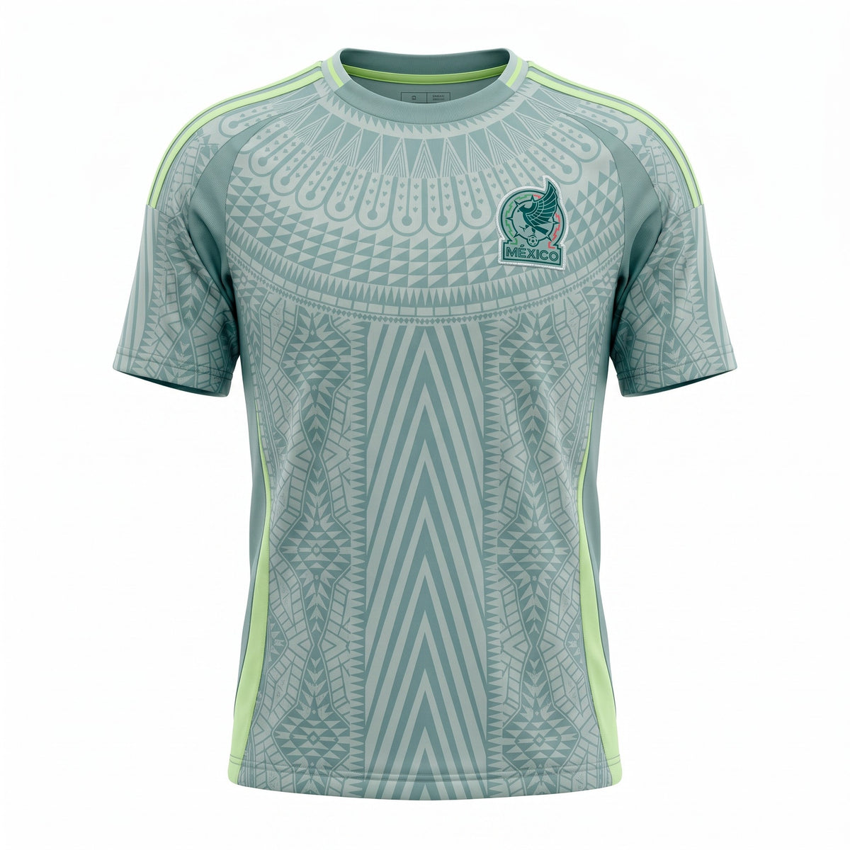 Mexico Kids Soccer Jersey Set – Grey/Green