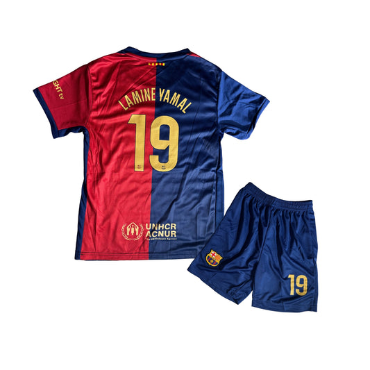 Lamine Yamal #19 Soccer Jersey Set Kid Sizes