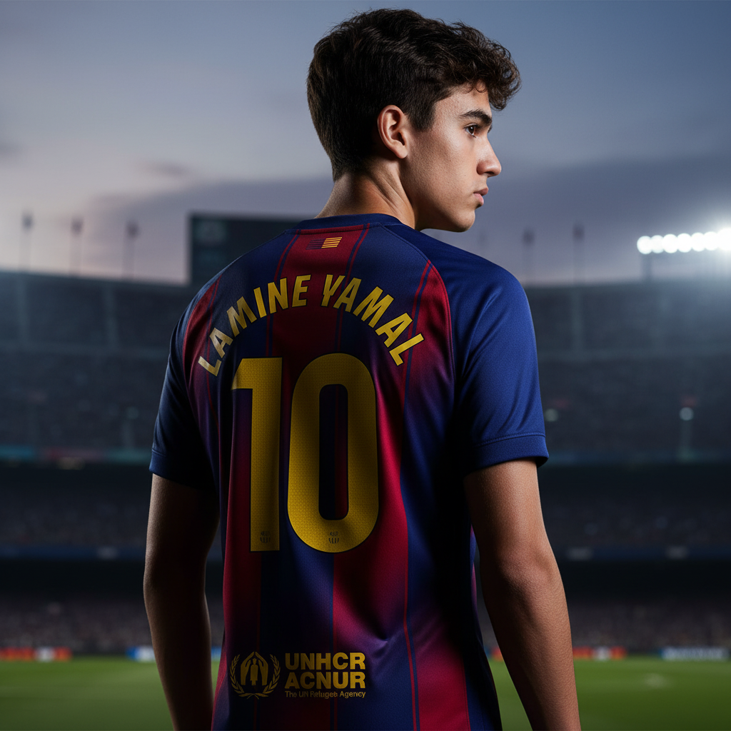 Lamine Yamal #10 New Season Adult Sizes Soccer Jersey