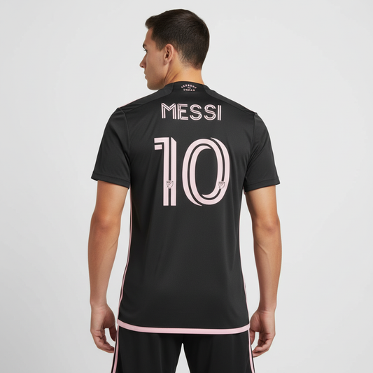 Messi Black Jersey Adult Sizes