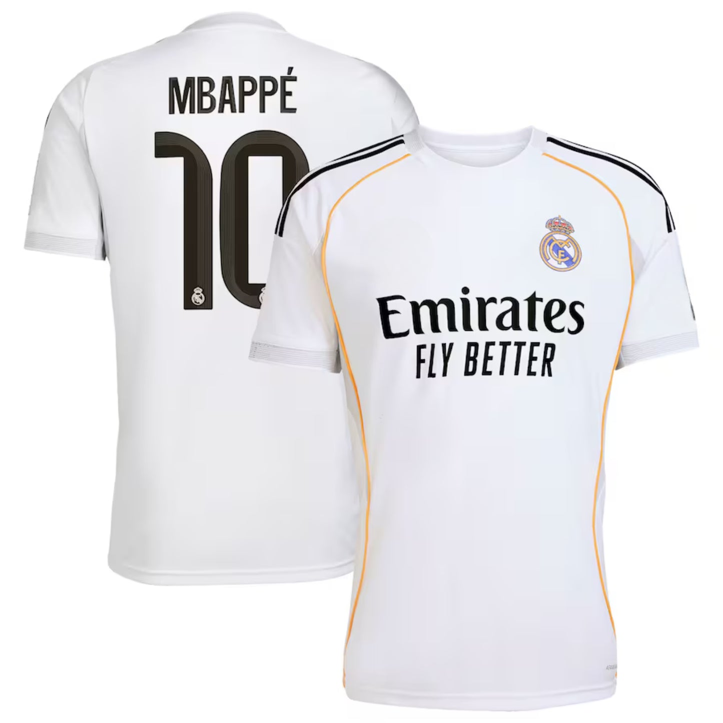 Mbappe Madrid #10 New Season Soccer Jersey Adult Sizes