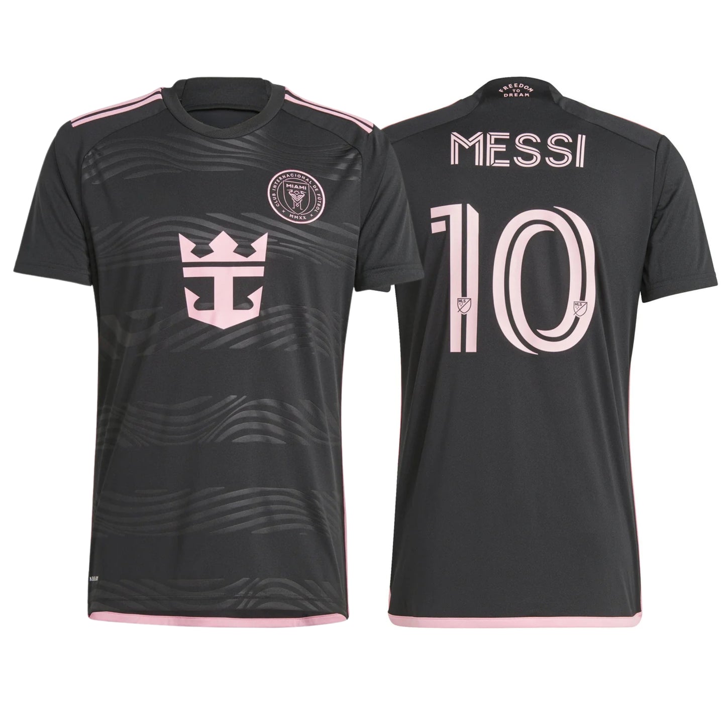 Messi Black Jersey Adult Sizes