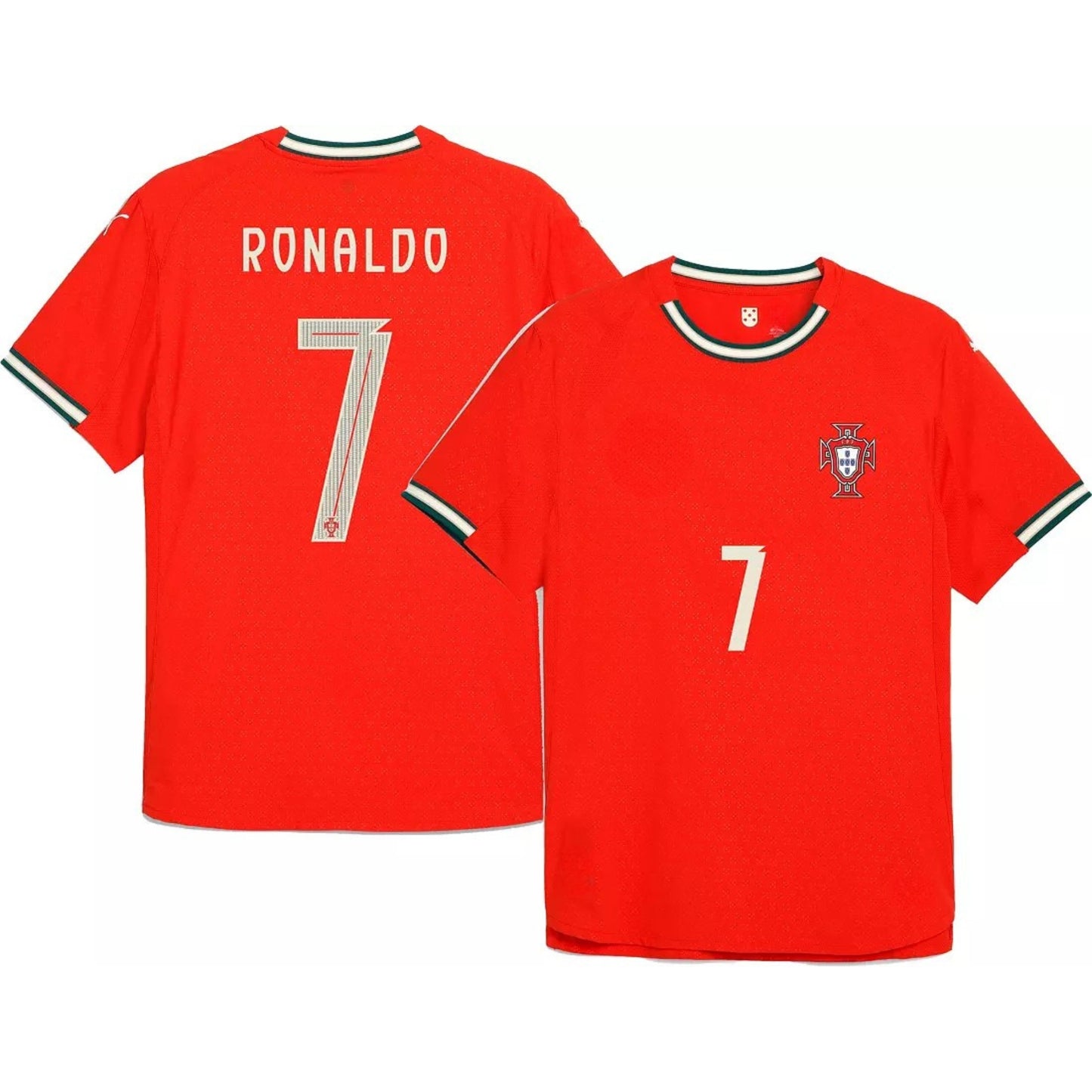Portugal Cristiano Ronaldo #7 2025 Home Kid Sizes Soccer Jersey