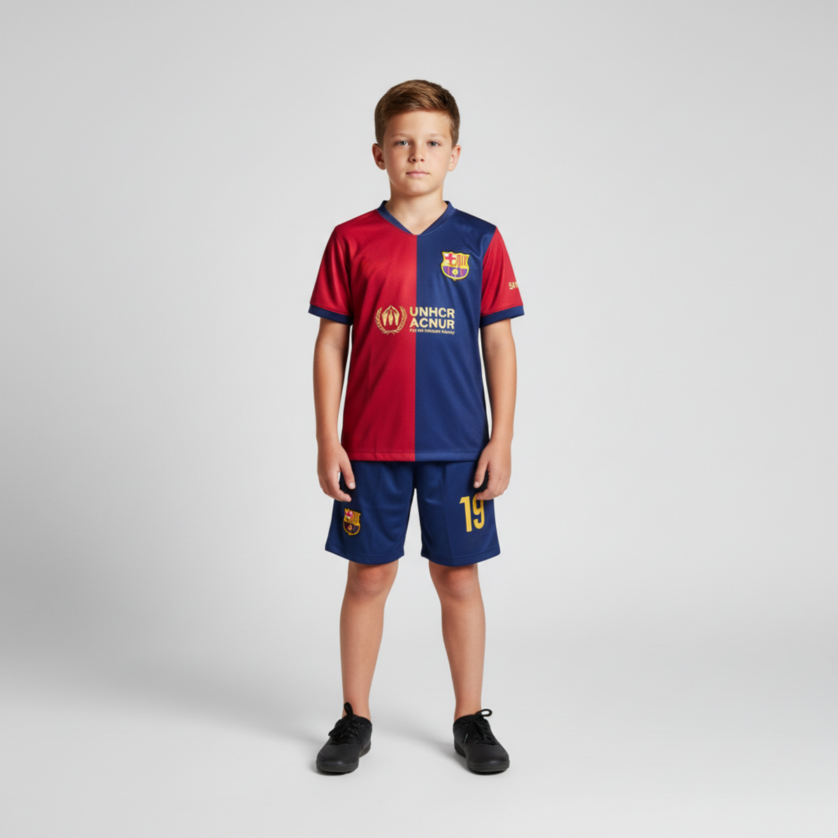 Lamine Yamal #19 Soccer Jersey Set Kid Sizes